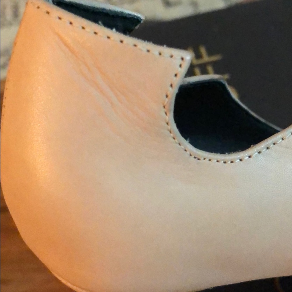 Nude Leather Rebecca Minkoff Heels - Picture 5 of 8